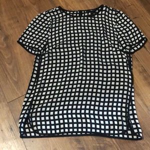 J Crew Short Sleeve Blouse